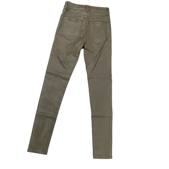 Carmar Jeans High Rise Skinny Stretch‎ Coated Wax Casual Pants Women's 28 NEW - Picture 9 of 14